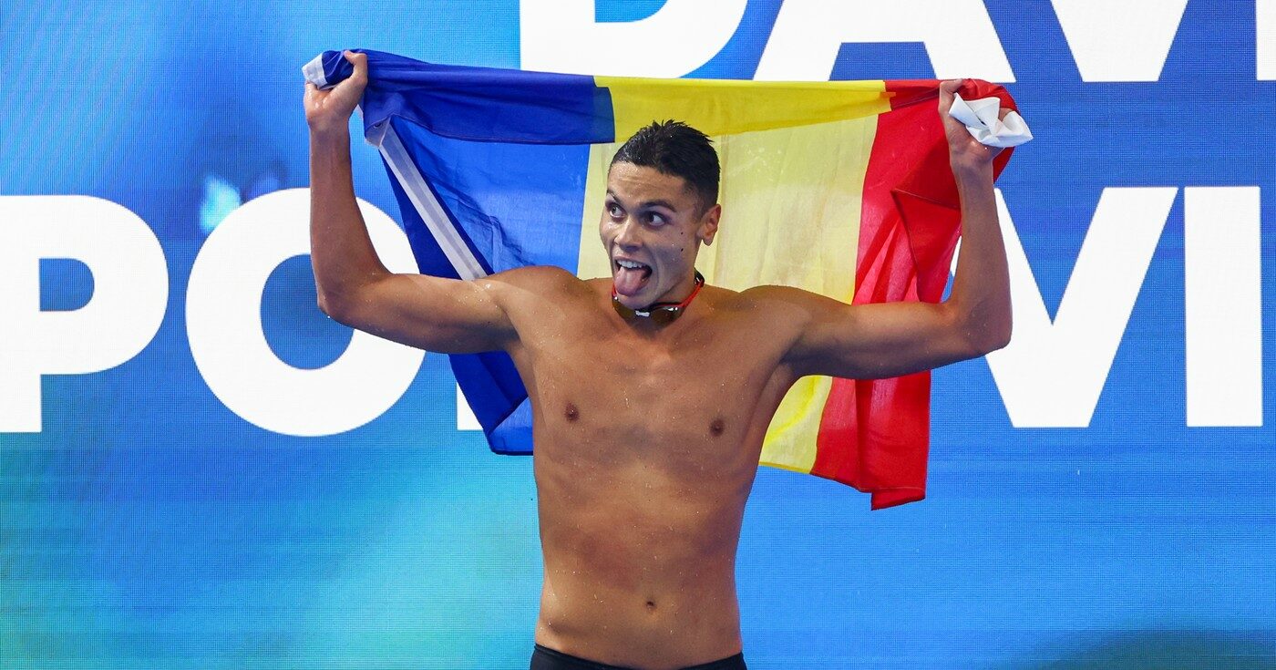 Ce a apărut pe site-ul World Aquatics despre David Popovici după ce a câștigat aurul mondial