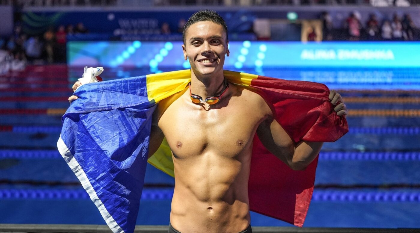 Ciprian Marica a început să plângă după ce David Popovici a făcut senzație în finala la 100 de metri: „Ești o minune”
