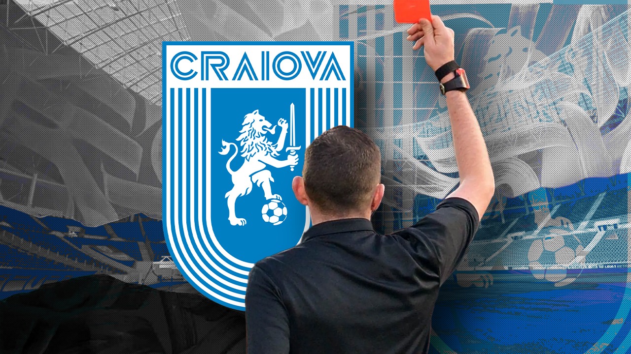 Descoperire uluitoare: Universitatea Craiova a pierdut aproape o treime din puncte în ultimele două sezoane cu doar doi arbitri la centru! Cineva i-a „ochit”, dar a vorbit și… a plătit! EXCLUSIV