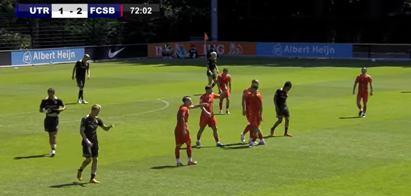 Gigi Becali, ce transferuri! Dennis Politic a marcat primul gol pentru FCSB, din pasa lui Alibec