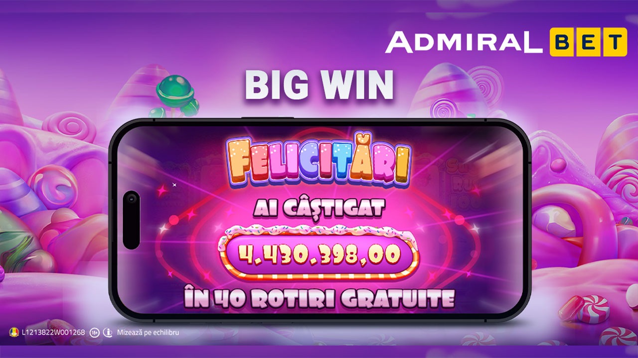 Rekordni dobitek na AdmiralBetu presegel 4,4 milijona evrov