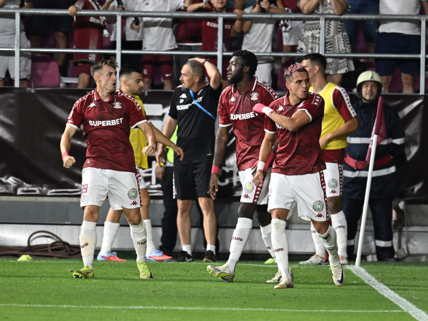 Rapid București – FC Botoșani 2-1, în etapa 4 din Superliga. „Dubla” lui Antoine Baroan propulsează echipa lui Dan Șucu direct pe primul loc