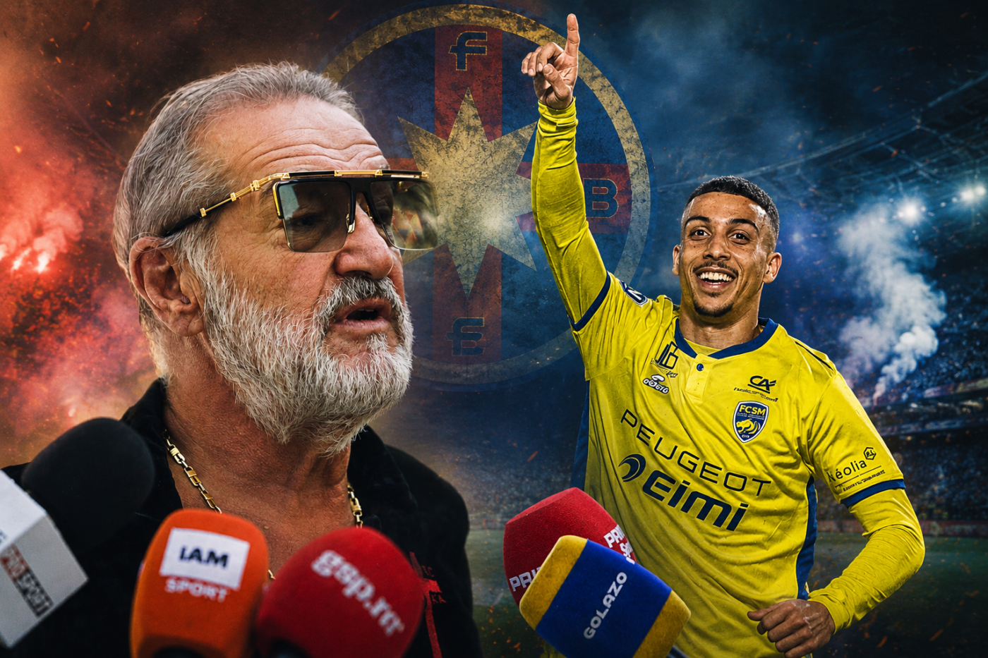 MERCATO Algerianul Aymen Boutoutaou e „transferul de Champions League” pe care îl vrea Gigi Becali la FCSB! A dat 13 goluri în ultimul sezon, în Franța