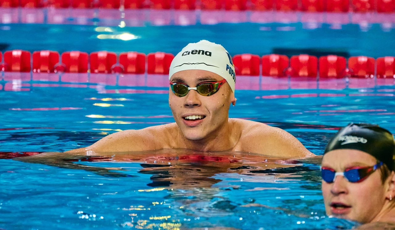 David Popovici, argint la 50 m liber în Roma