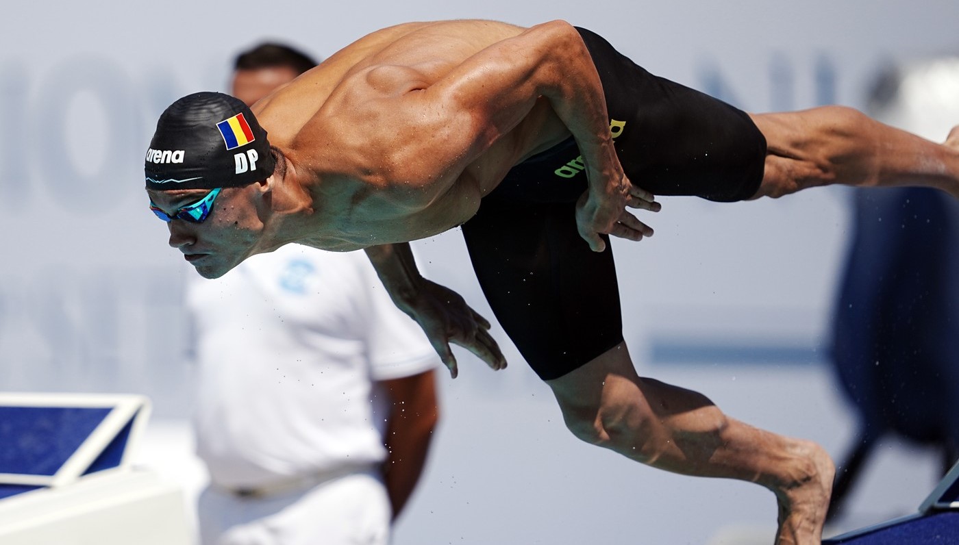 David Popovici, timp record în proba de 50 de metri! E cel mai bun din cariera lui