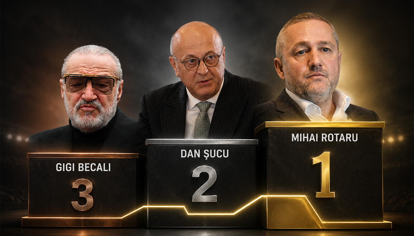 Doar 24.480.000 de euro pentru FCSB. Gigi Becali, sub rivalii Mihai Rotaru și Dan Șucu