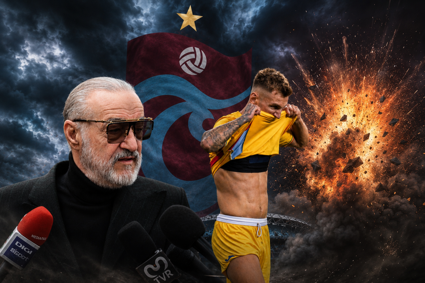 Trabzonspor cere compensație pentru împrumutul lui Denis Drăguș.