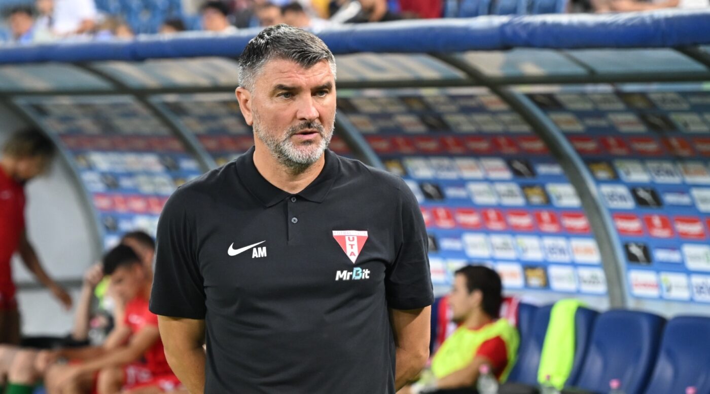 DECLARAȚII Adrian Mihalcea, dezamăgit după Craiova – UTA 4-0: „Am terminat în genunchi!”