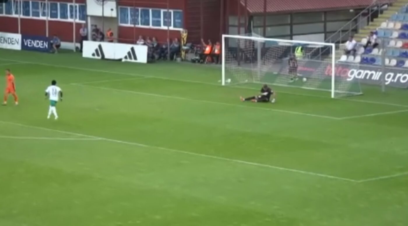 „Așa ceva n-am mai văzut!”. Reacția comentatorilor români când au văzut că Ștefan Târnovanu și-a făcut cruce după golul de 3-1 din Auda – FCSB