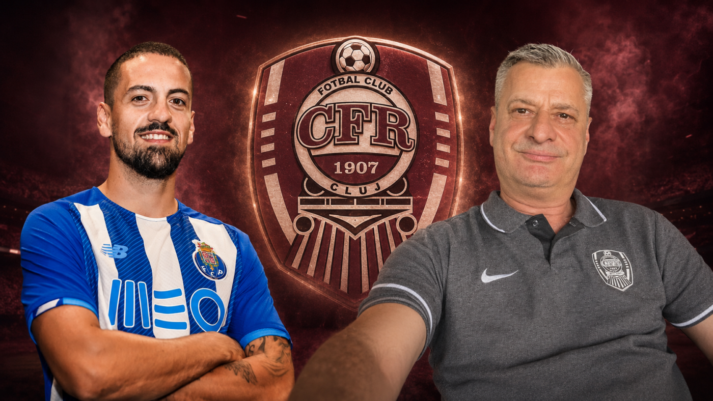 MERCATO CFR Cluj are datorii uriașe, dar face un transfer de senzație! Vine mijlocașul cu 47 de meciuri la FC Porto