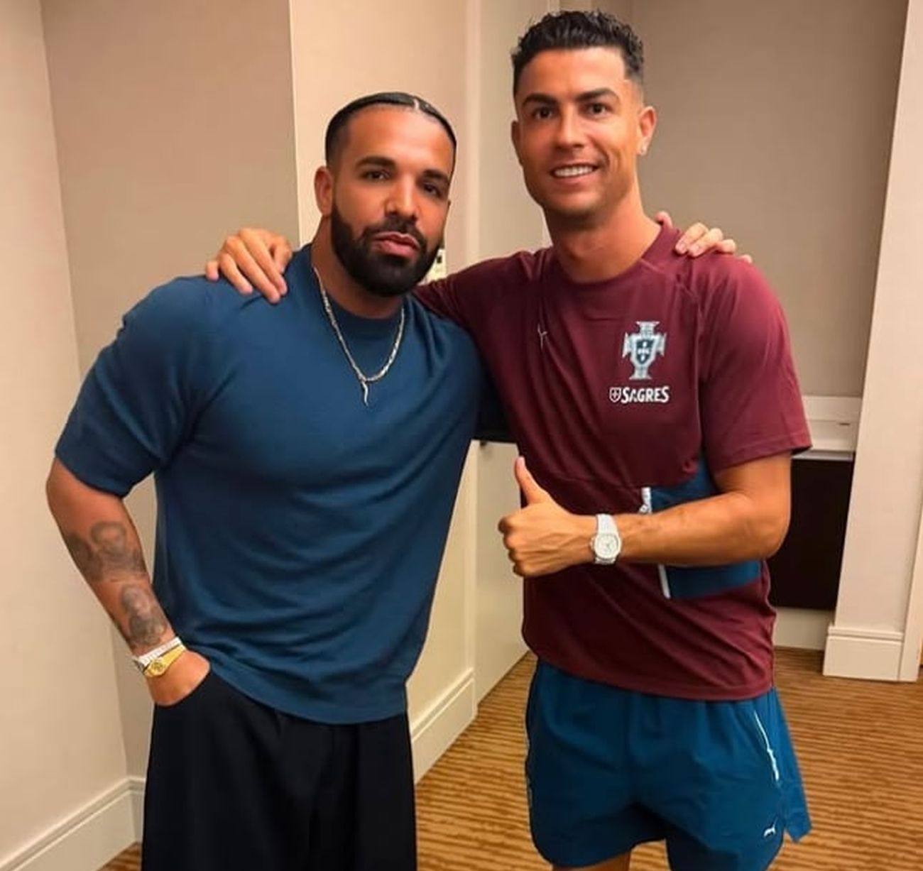 CM 2026 Cristiano Ronaldo și Drake s-au pozat împreună și au „rupt” Internetul! Ce mesaje au transmis
