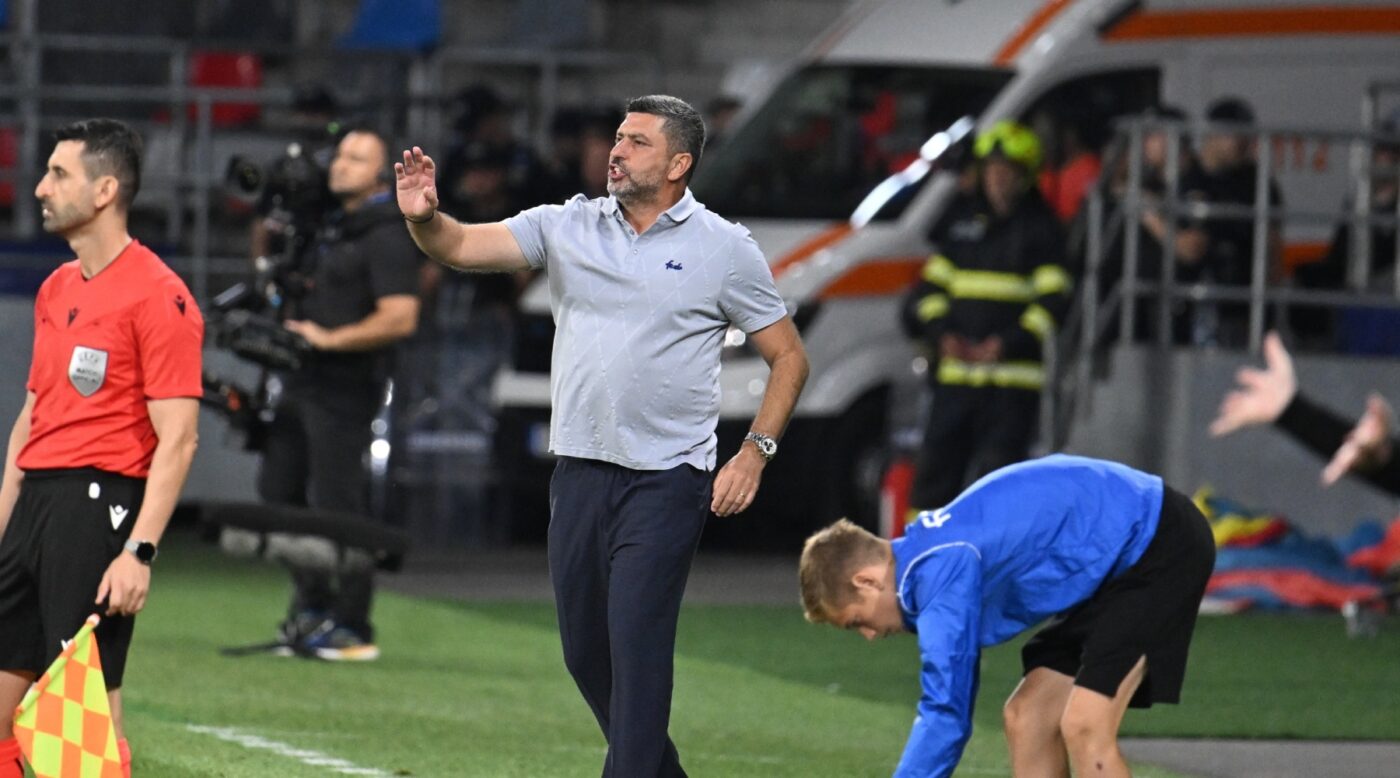 Marius Baciu e convins că FCSB e mult peste Auda și dă vina pe gazon și pe arbitraj pentru eșecul din tur