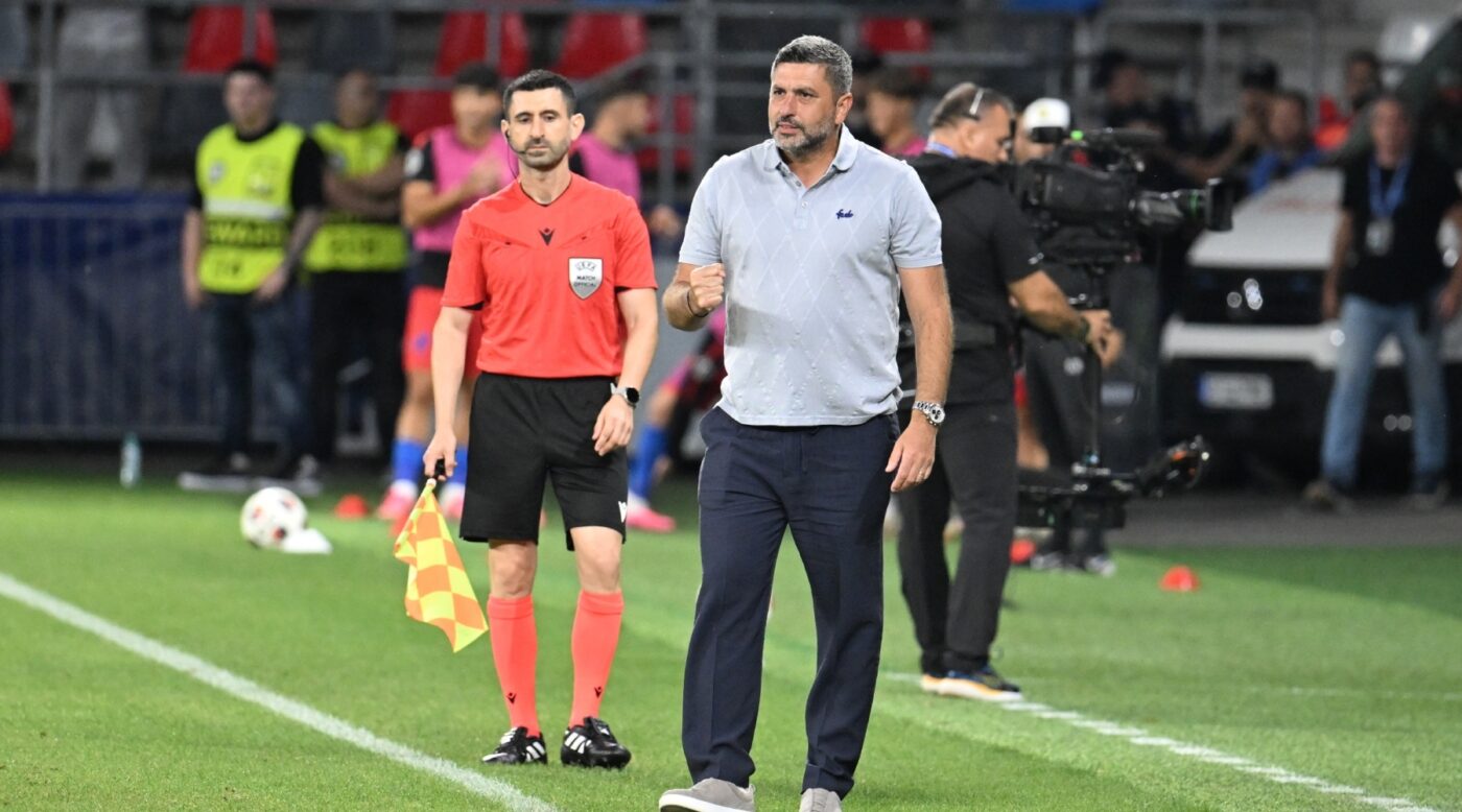 DECLARAȚII „De asta nu am fost mulțumit!”. Marius Baciu a dezvăluit unde a scârțâit FCSB în meciul cu Auda