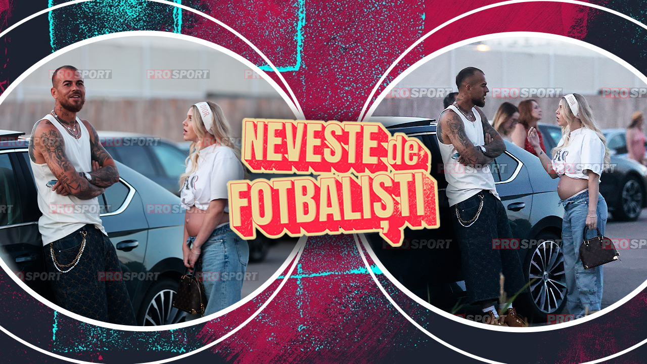 FOTO PAPARAZZI Tensiuni în familia Denis Alibec – Anca Surdu? Blonda, cu burtica la vedere, contre verbale cu fotbalistul Farului