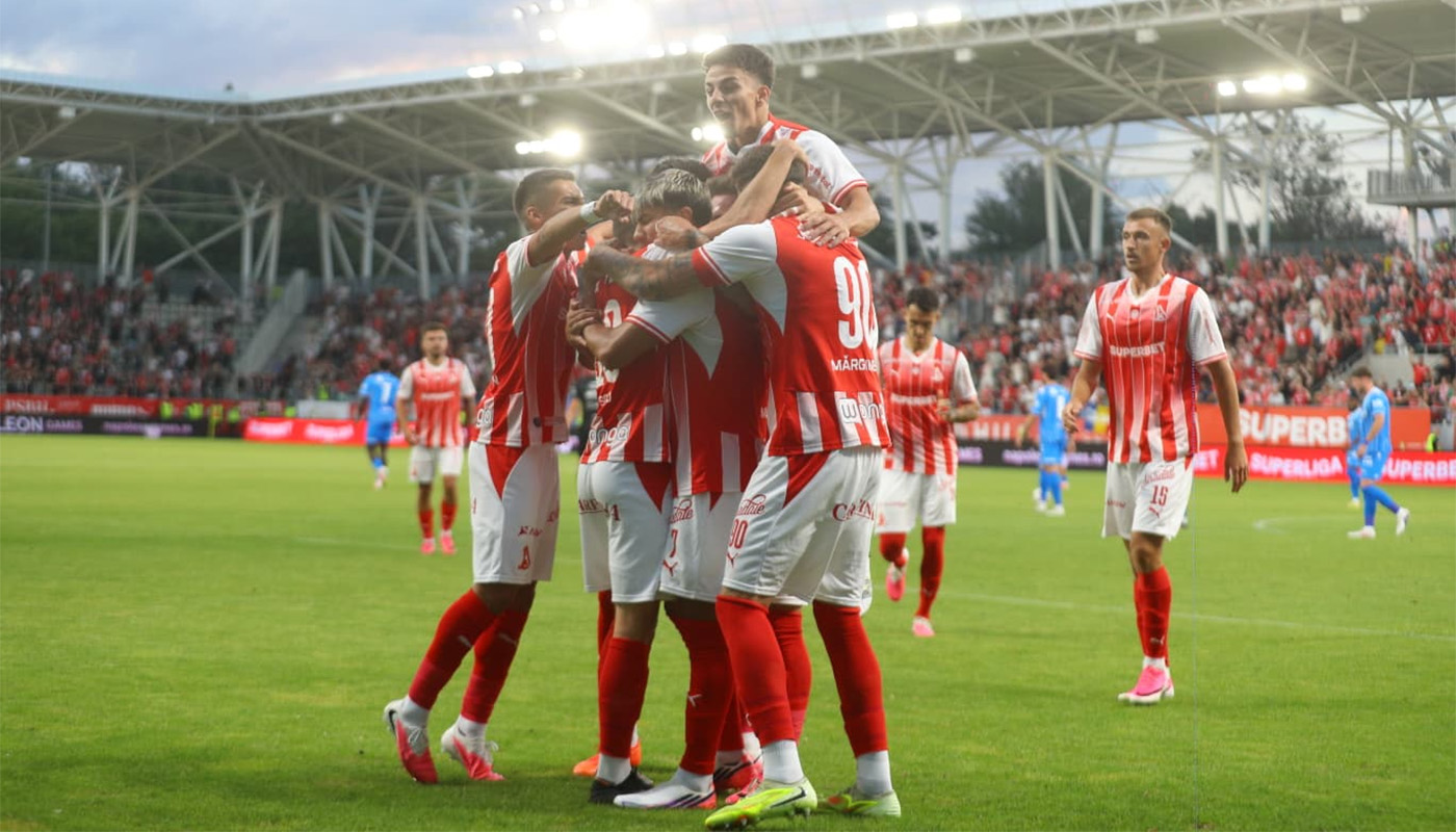 Dinamo – Universitatea Craiova 5-1, în etapa 2 din Superliga. Campioana este umilită înaintea returului cu Levski