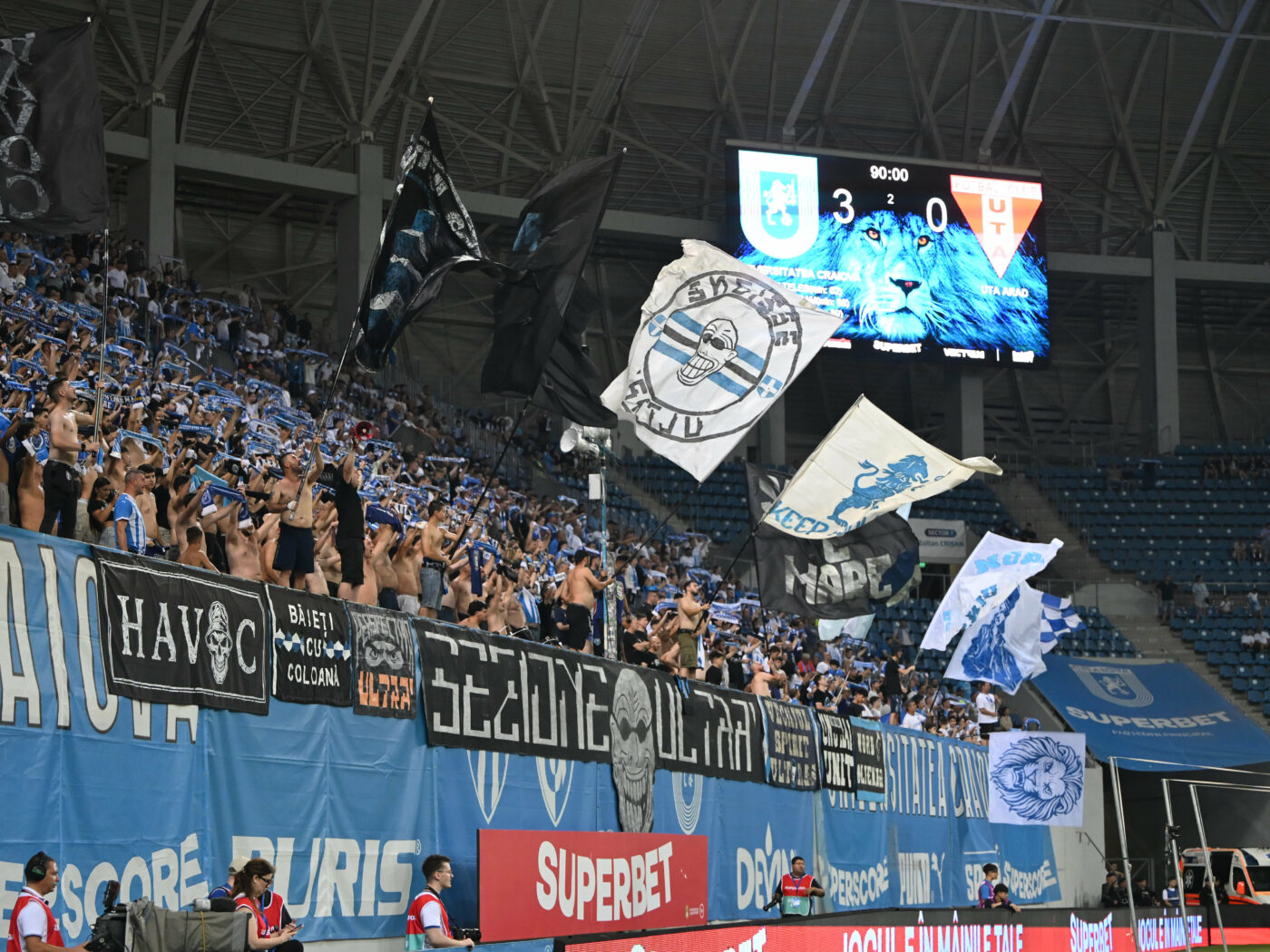 Câți suporteri olteni sunt așteptați în infernul de la Sofia, la duelul din Champions League, Levski – Universitatea Craiova. EXCLUSIV