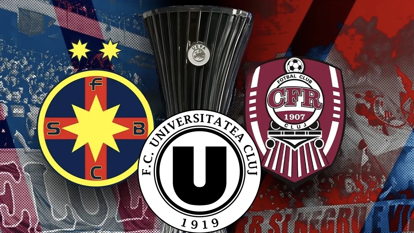 FCSB, CFR și „U” Cluj și-au aflat posibilele adversare din turul 3 Conference League