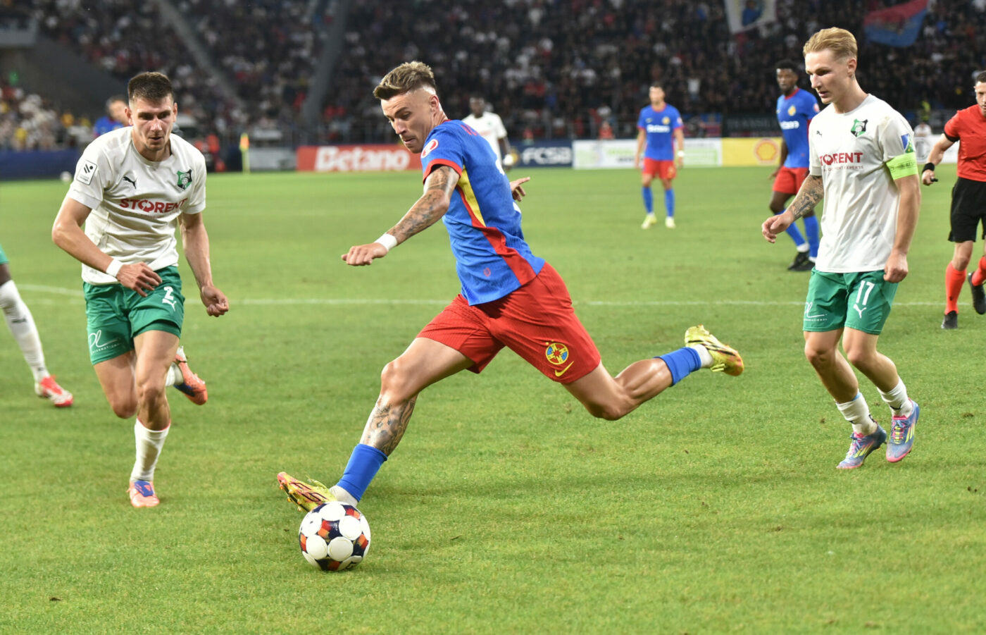 FCSB la PRO TV a spulberat audiența Antenei 1 cu Insula Iubirii! Cifrele zdrobitoare de la meciul cu Auda