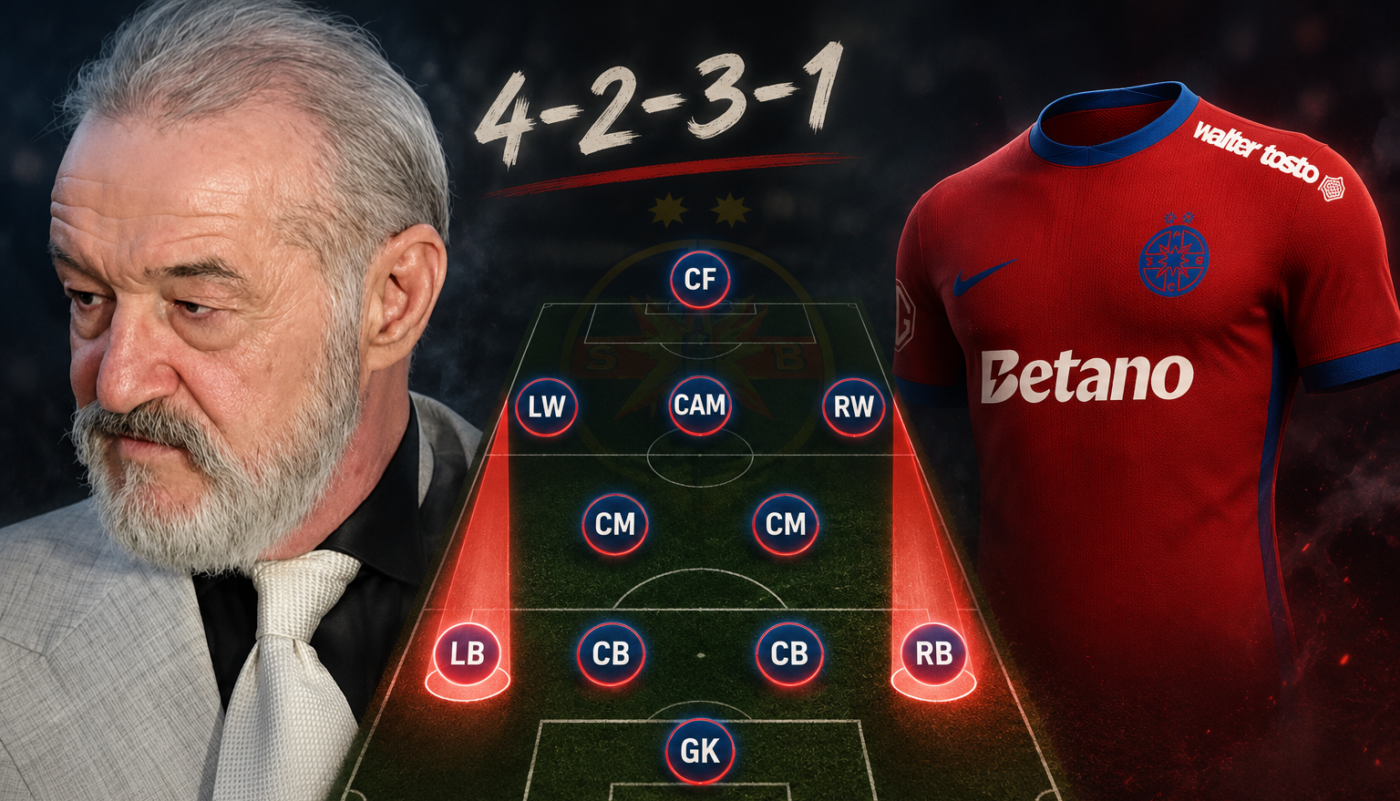 MERCATO Gigi Becali a anunțat, în direct la TV, un transfer nou la FCSB: „E român și a semnat azi! Sub 21 de ani”