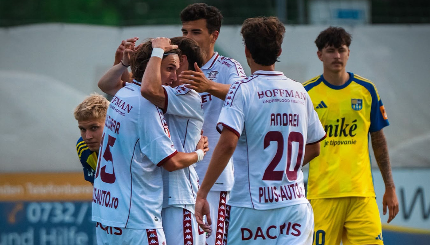 VIDEO CE GOL! Rapidistul a trimis mingea în poartă de la 60 de metri, în amicalul cu FC Kosice