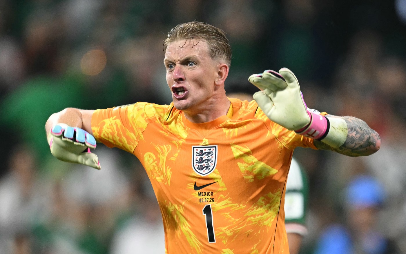 CM 2026 Făcut praf înainte de meci, portarul Pickford a fost erou şi a răbufnit după Mexic – Anglia 2-3: „Am acest caracter”