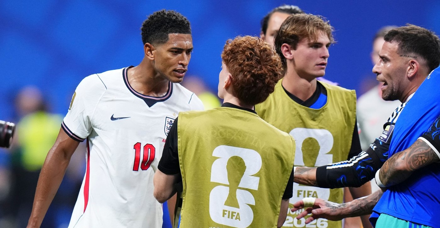 CM 2026 La un pas de bătaie generală! Jude Bellingham și-a ieșit din minți și a lovit un adversar după Anglia – Argentina 1-2