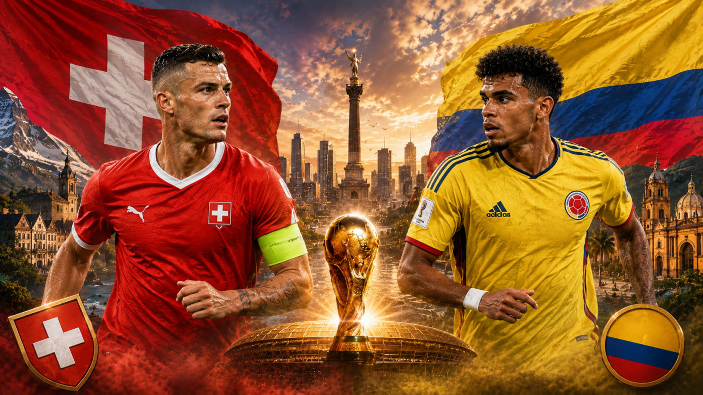 CM 2026 Live Elveția – Columbia la Cupa Mondială. Ce caută europenii în Cartea Recordurilor și revederea uluitoare după 17 ani care are loc azi!