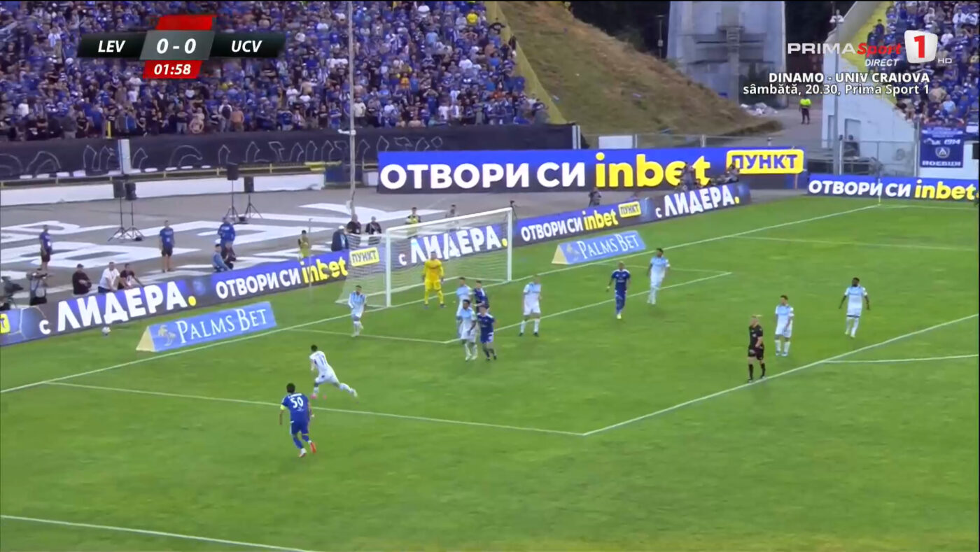 LIVE Levski Sofia – Universitatea Craiova 1-0, în turul 2 preliminar al Ligii Campionilor. Pauză în meciul din Bulgaria