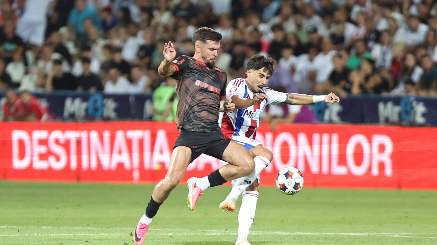 Fluier final în Oțelul – Dinamo în etapa 3 din Superliga. „Câinii” pleacă de la Galați cu un punct
