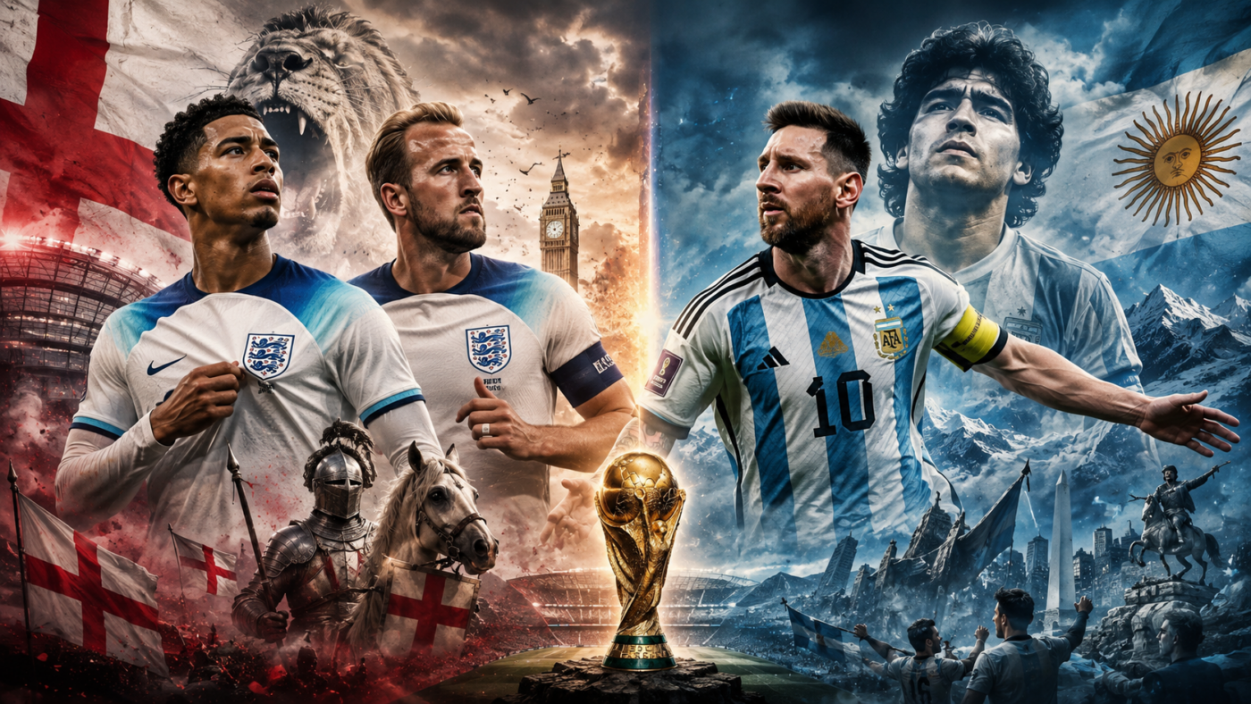 CM 2026 Echipele de start live Anglia – Argentina: TREI SURPRIZE MARI! Au dispărut de lângă Kane și Messi, titulari neașteptați în locul lor!