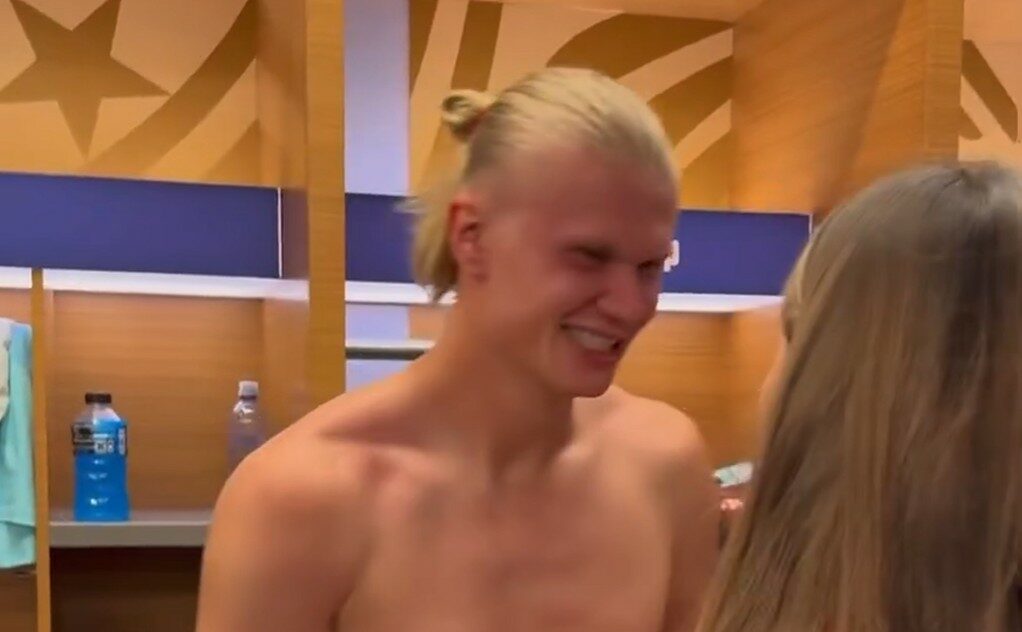 CM 2026 Prințesa Norvegiei a intrat în vestiar și l-a prins pe Erling Haaland dezbrăcat până la brâu! Reacția superstarului când a văzut-o