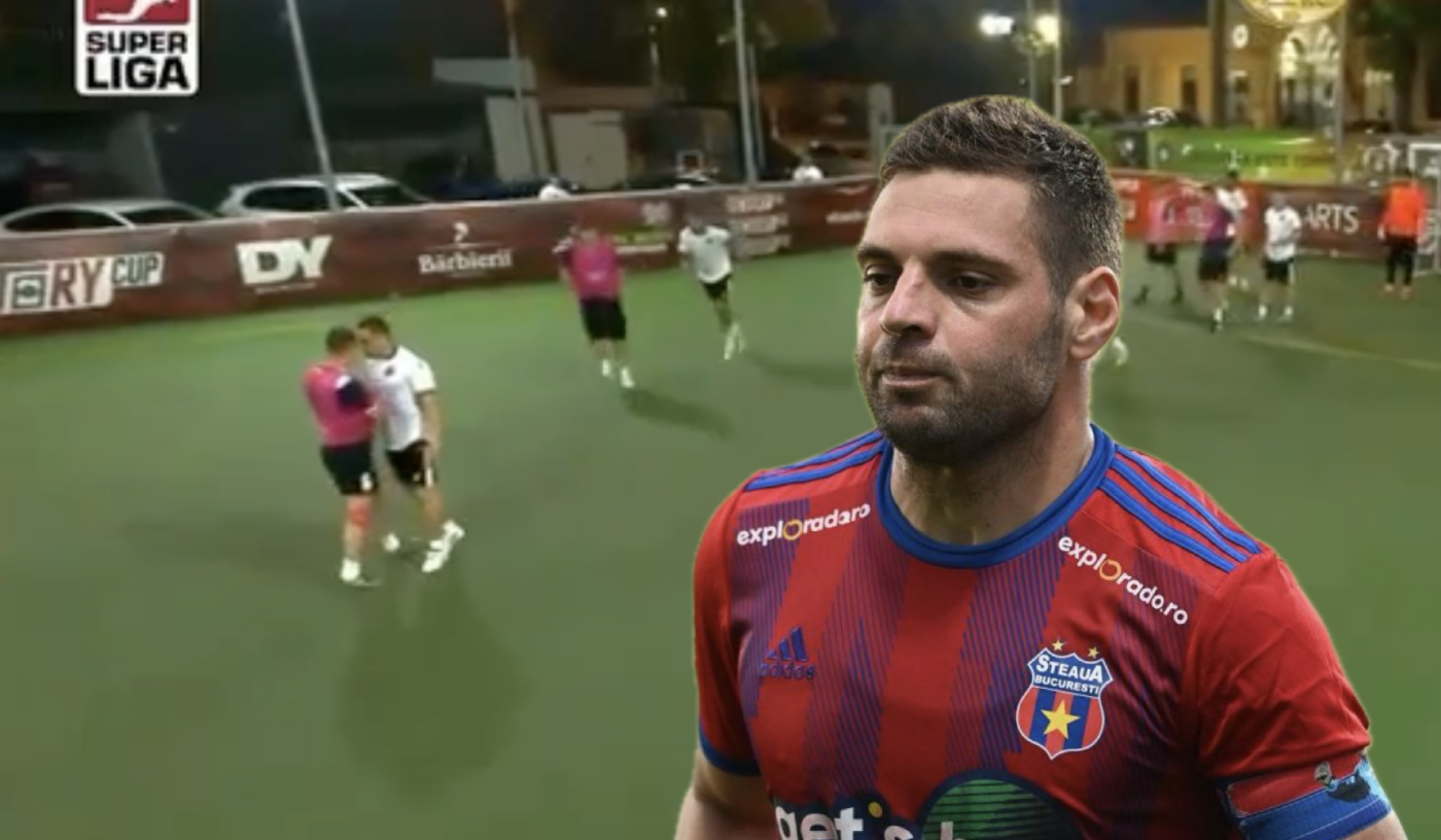 Fostul fotbalist Adi Popa implicat în altercație fizică filmată.