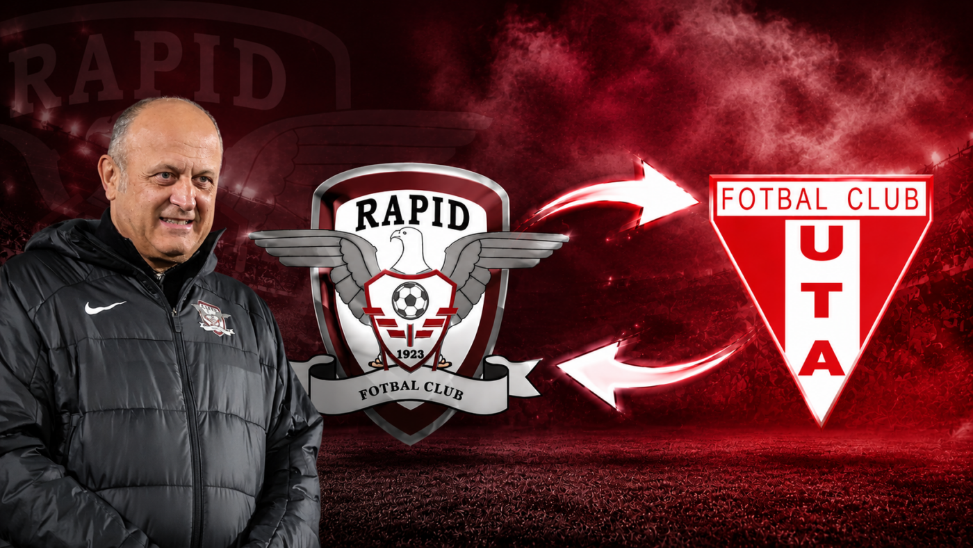 MERCATO Transfer surpriză în Superliga! Favoritul lui Dan Șucu de la Rapid a plecat la UTA Arad. EXCLUSIV