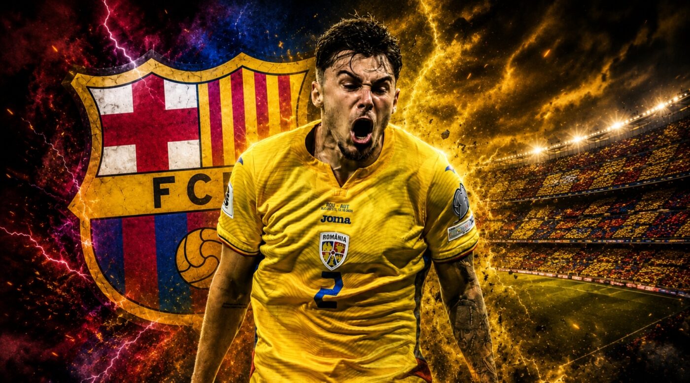 MERCATO Transferul lui Andrei Rațiu la Barcelona e luat din nou în calcul de Hansi Flick!