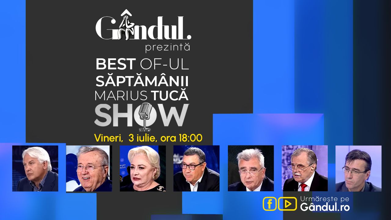 Gândul.ro lansează noi emisiuni cu Marius Tucă și Ionuț Cristache