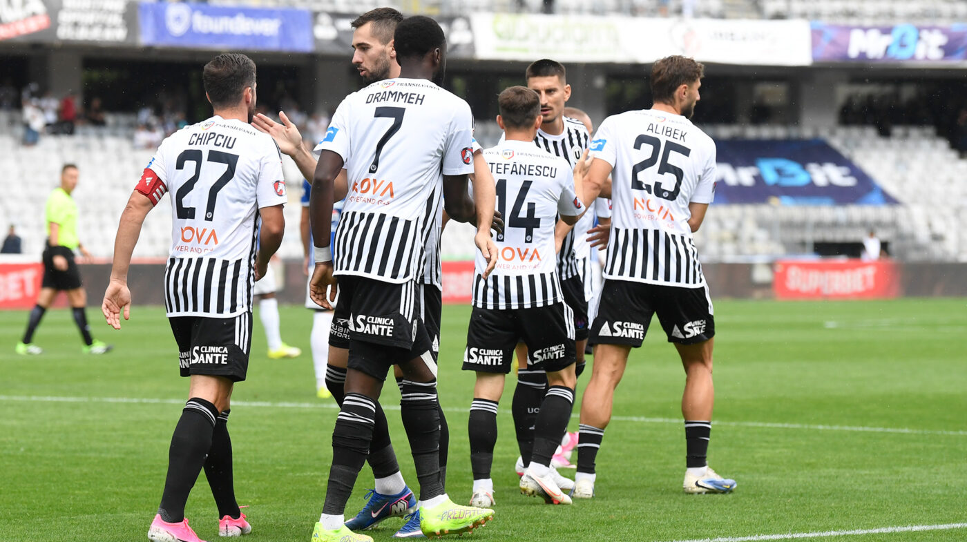 LIVE U Cluj – Farul Constanța 2-1, Live Text Online, în etapa 1 din Superliga. Doicaru readuce echipa oaspete în meci