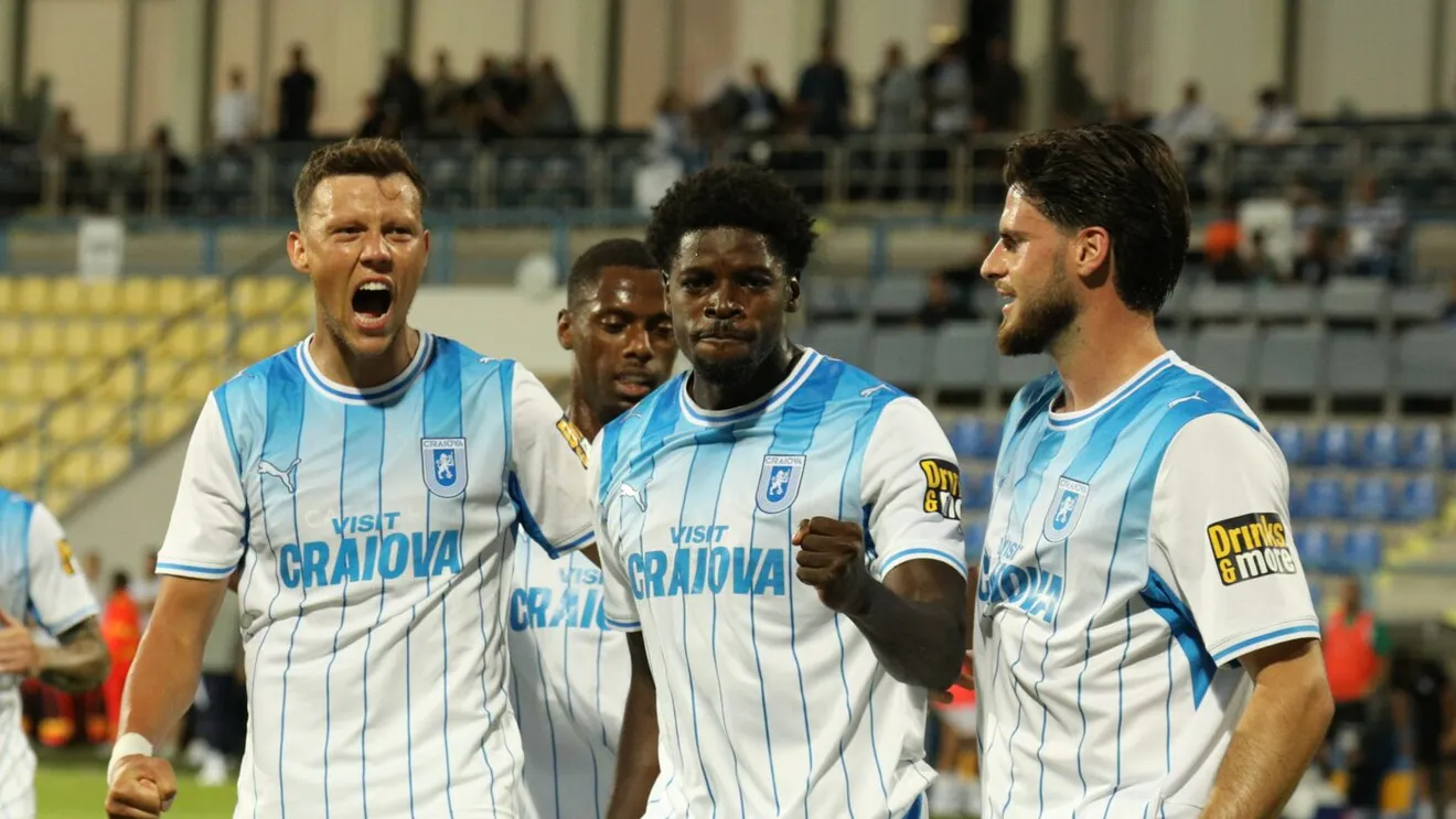 Universitatea Craiova – ML Vitebsk Live Text Online în manșa secundă a turului 1 preliminar din Liga Campionilor, ora 20:30. Echipele probabile. Oltenii pornesc cu un avantaj de 3 goluri