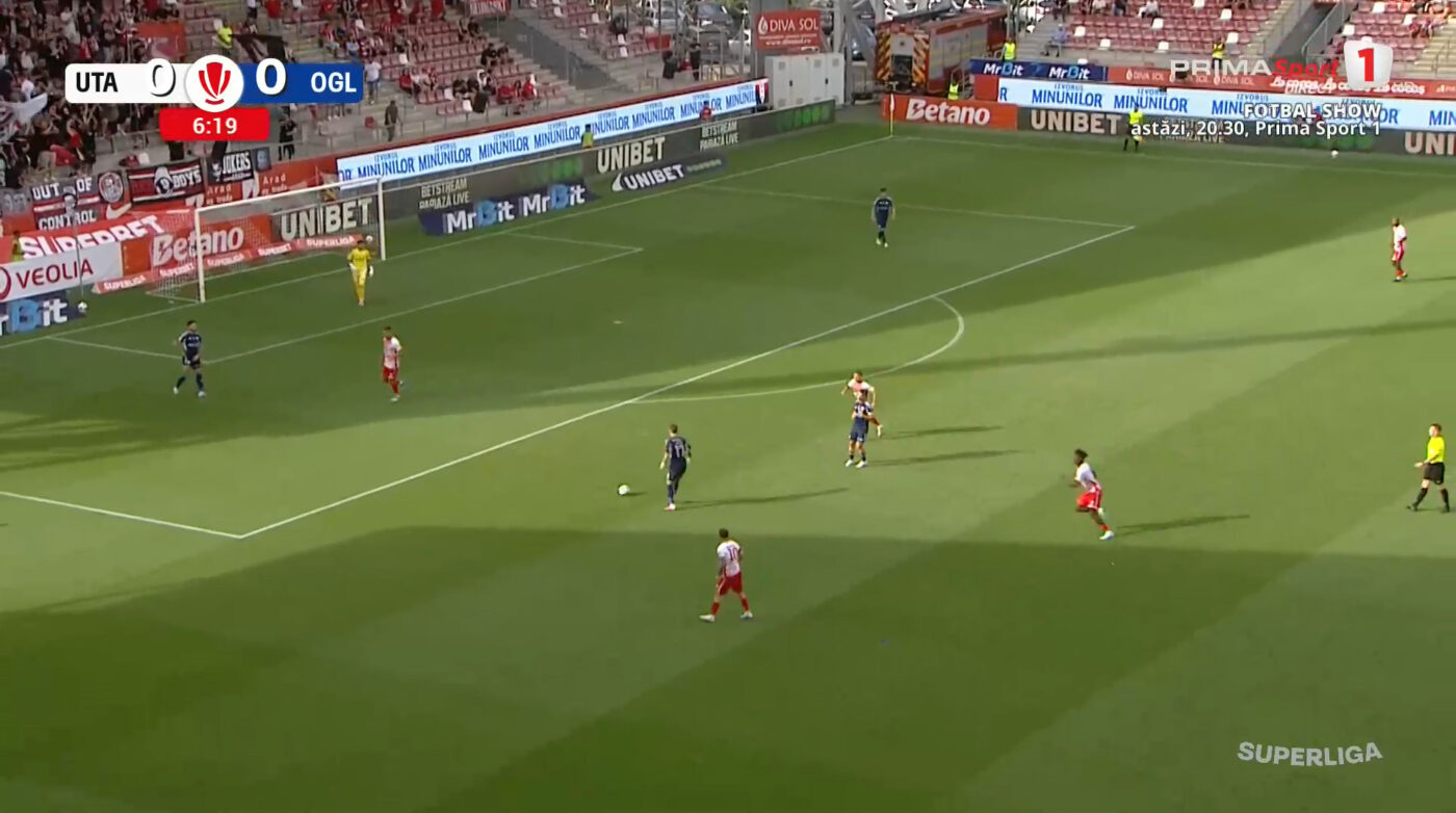 LIVE UTA Arad – Oțelul Galați 0-2, Live Text Online, în etapa 2 din Superliga. Patrick majorează diferența cu un șut din afara careului chiar înainte de pauză