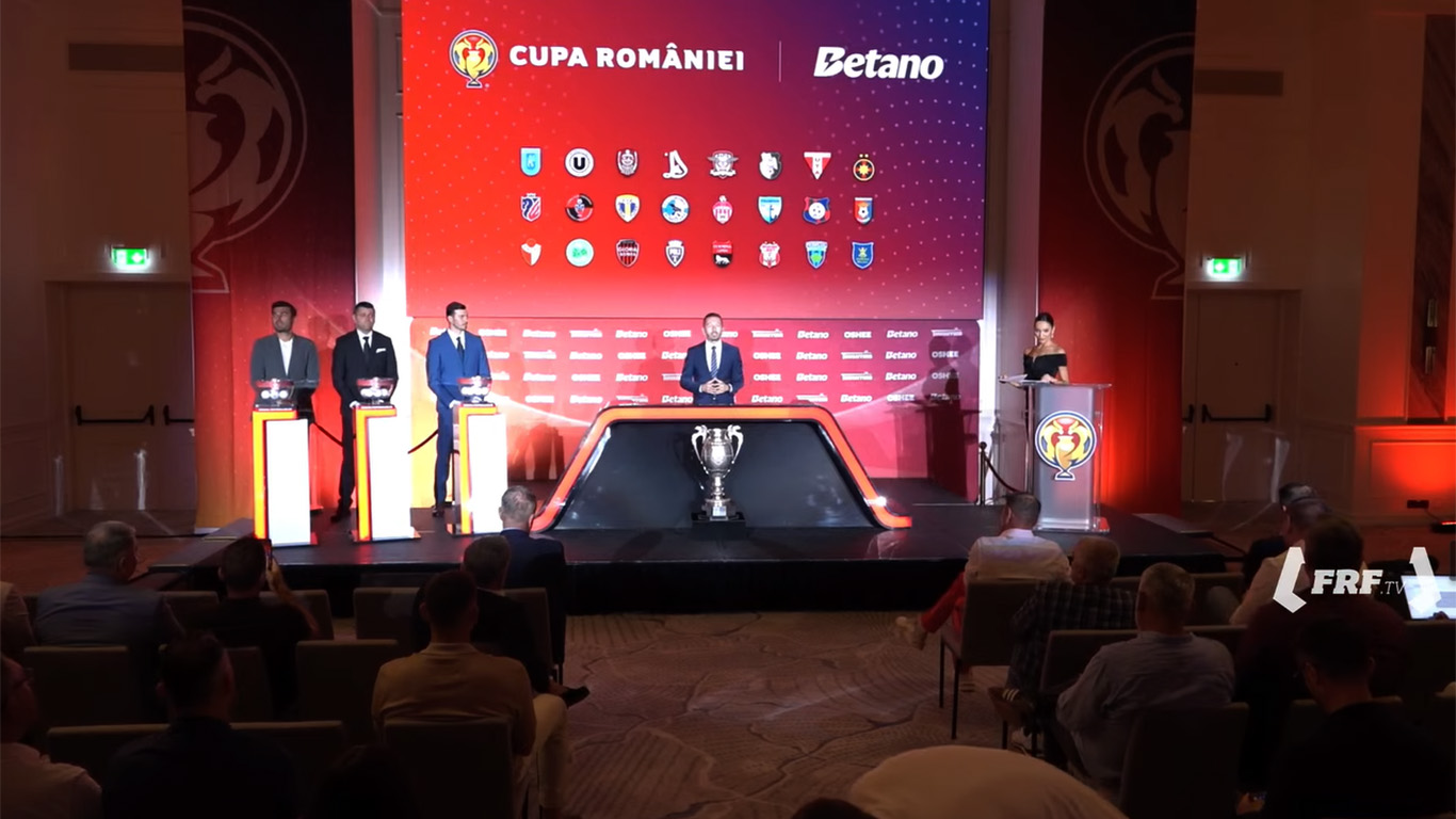 Echipele calificate în faza grupelor Cupei României 2026/27 și-au aflat adversarii și programul. Timișoara e în grupă cu UTA, dar nu au meci! FCSB merge la Mioveni și Bistrița, pe ”Ion Oblemenco” se va juca U Craiova – Dinamo