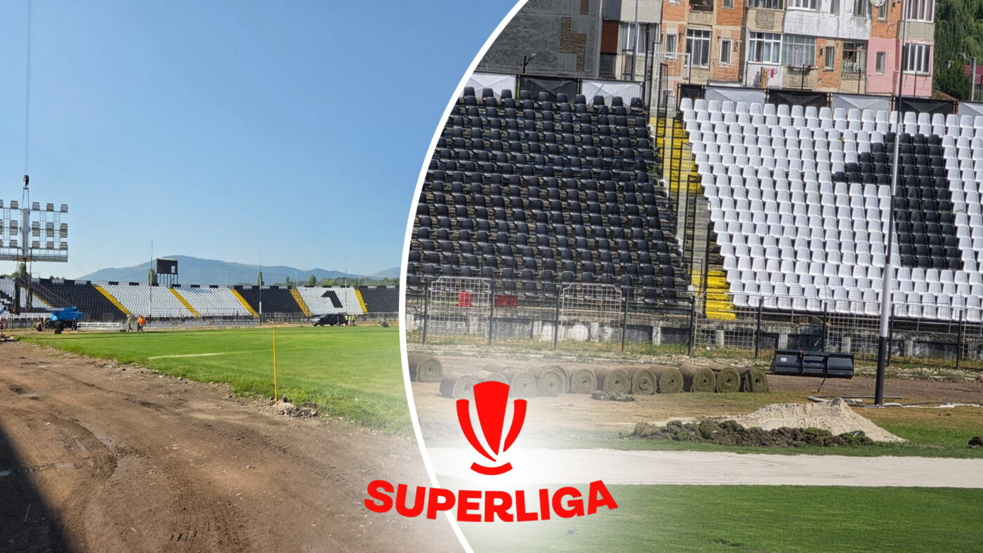 Apare un nou stadion în circuitul Superligii! S-au instalat mii de scaune, se reface gazonul și este gata și nocturna: „Au mai cerut o lună în plus”. EXCLUSIV