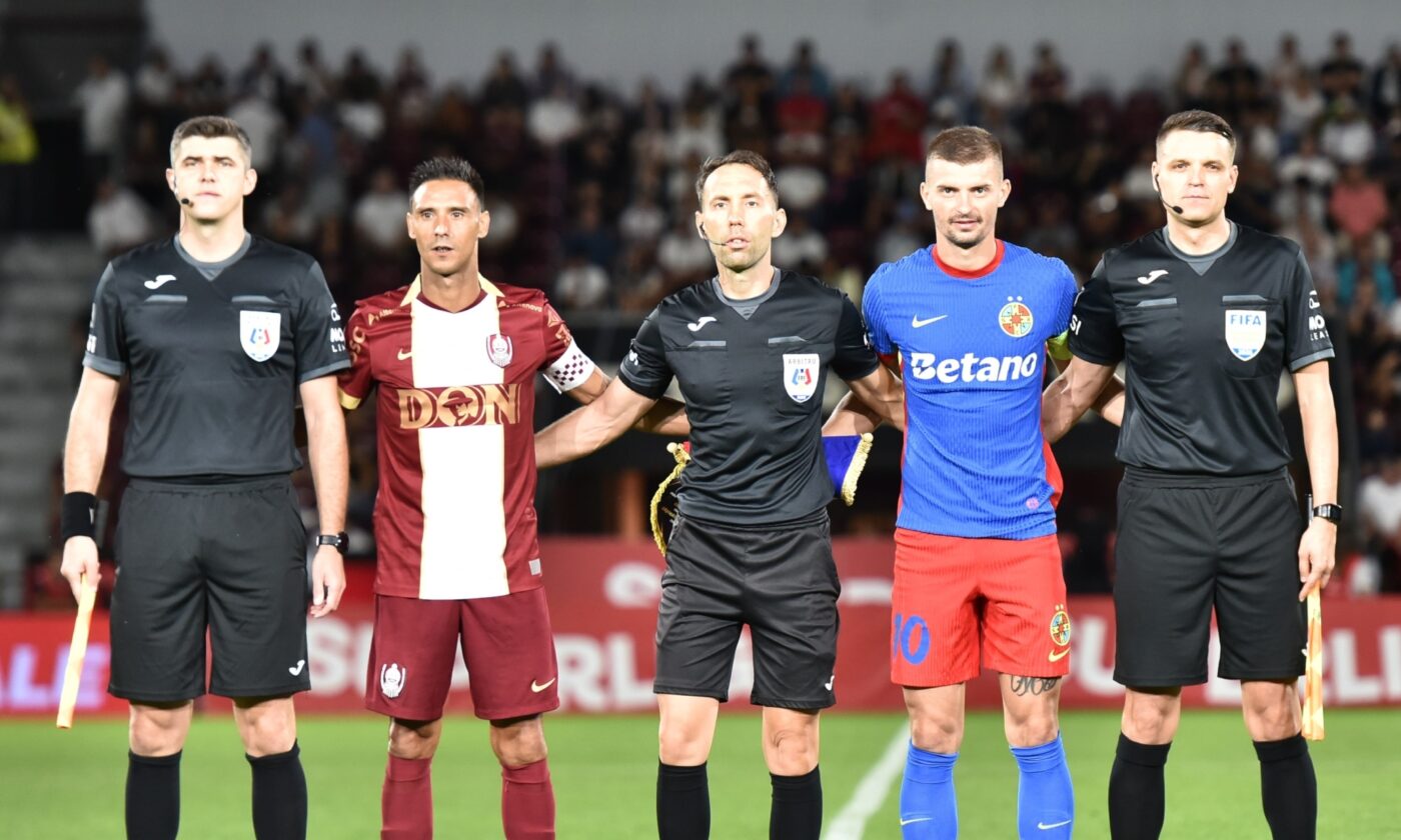 Ce s-a întâmplat după CFR Cluj – FCSB cu brigada de arbitri: „A avut obrăznicia să ne spună asta”