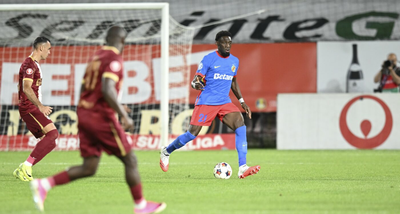 Cea mai controversată fază din CFR Cluj – FCSB. Șumudică a cerut penalty
