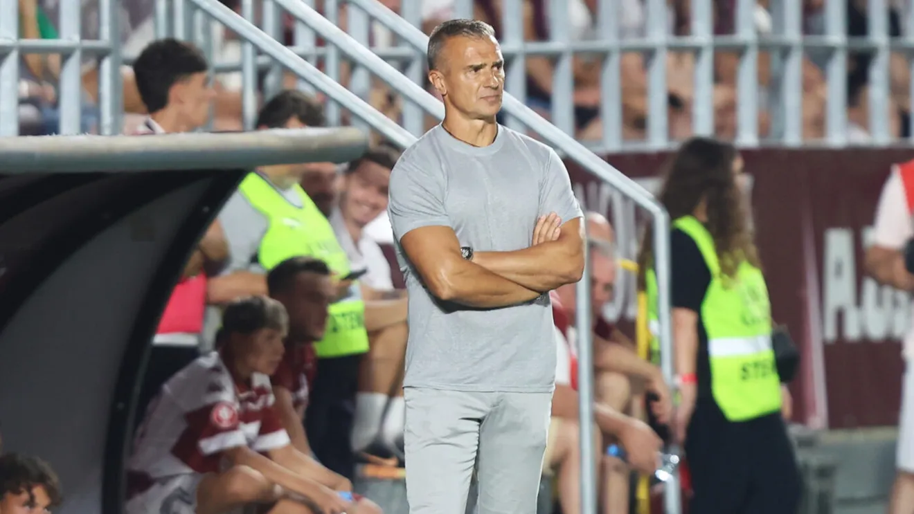 Ce transfer a făcut Rapid! Pancu l-a anunțat după egalul cu UTA: „E peste nivelul Superligii!”