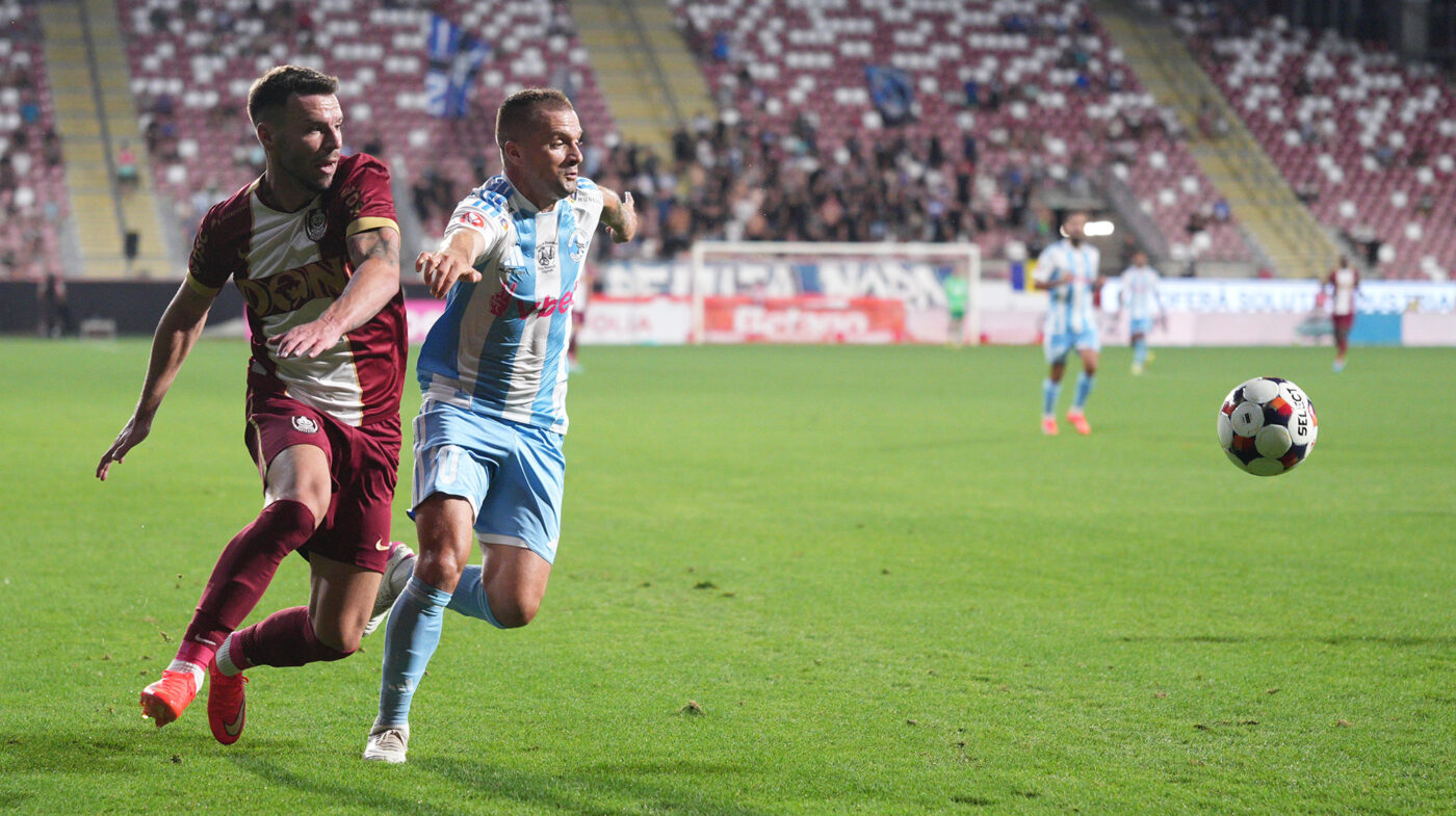Corvinul Hunedoara – CFR Cluj 3-0, în etapa 5 din Superliga. Înfrângere dură pentru Șumudică la debutul pe banca tehnică a ardelenilor