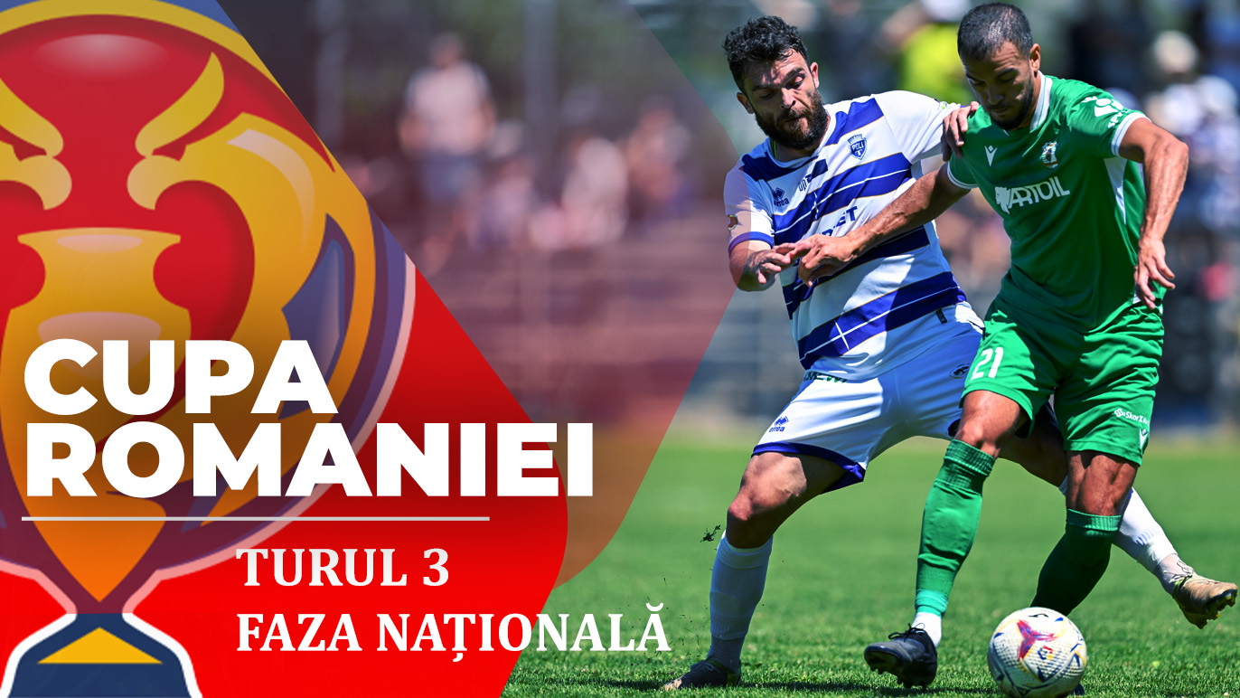 Meciurile din Turul 3 al Cupei României. SC Popești Leordeni a executat CS Dinamo în primul joc al zilei. Avem și o calificată la ”masa verde” în Play-off