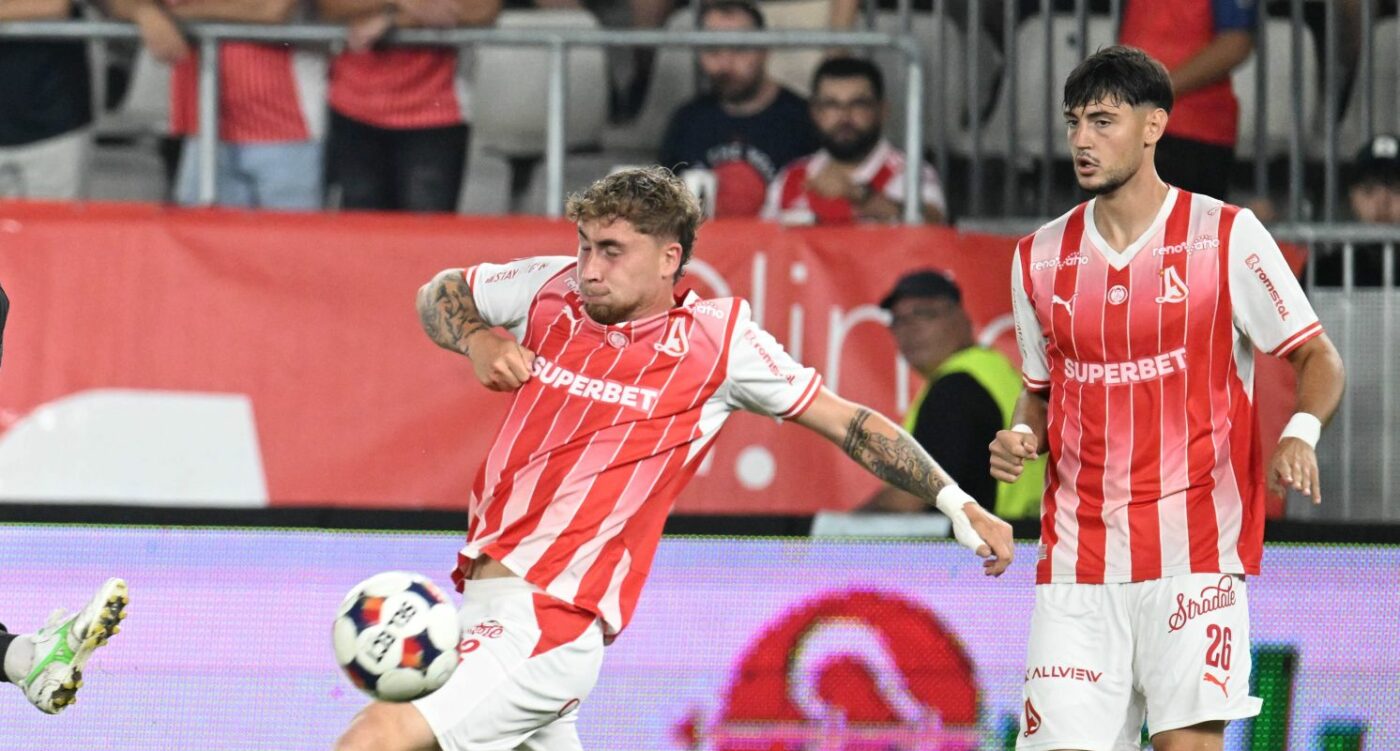 Dario Benavides, accident șocant la un antrenament al lui Dinamo. Sângele a țâșnit în toate direcțiile. EXCLUSIV