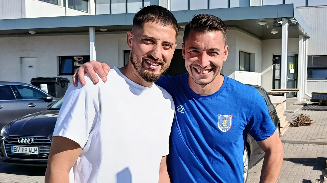 Gicu Grozav a fost prezentat la Corona Brașov în tricoul Petrolului! Fotbalistul nu este la prima experiență în Liga 3