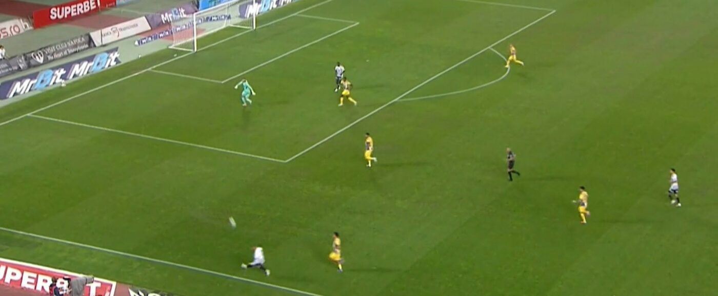 Jovo Lukic, golazo după gafa lui Zima! Atacantul dorit de FCSB a marcat spectaculos