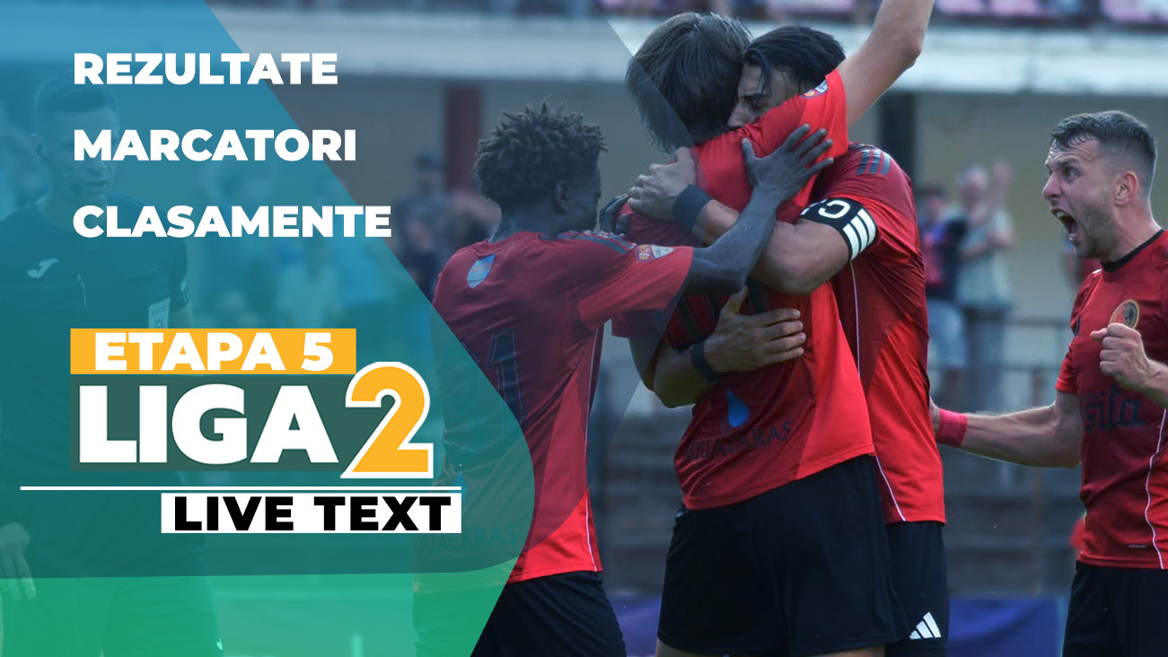 Etapa 5 Liga 2 | Toate cele nouă jocuri ale zilei sunt programate de la ora 11:00
