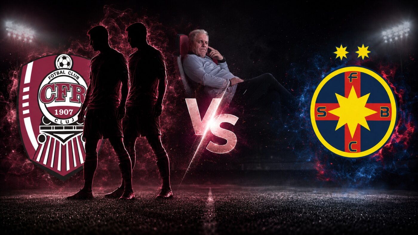 Șoc înainte de CFR Cluj – FCSB. Doi fotbaliști, dați afară cu câteva ore înaintea derby-ului